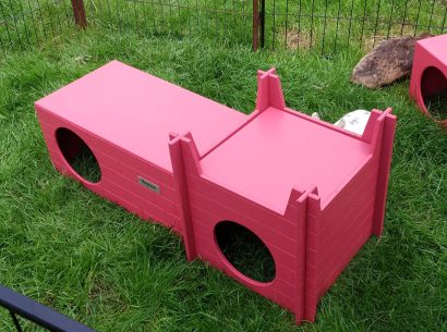 NEW Rabbit Castellated Hideaway and Castle (Flamingo Pink)