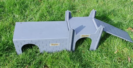 NEW Guinea Pig Castle Hideaway and Ramp (Slate Grey)