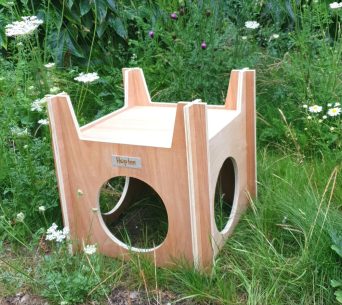 Rabbit Castle Hideaway (without bricks) for Cats and Kittens too (Various Colours)