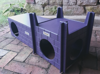 Rabbit Hideaway and Castle - Use Together or Separately (CzarPlum) - NEW