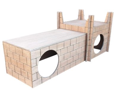 Rabbit Hideaway and Castle - Use Together or Separately (Natural)