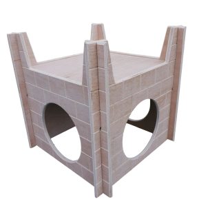 Rabbit Castle Hideaway for Cats and Kittens too (Natural)